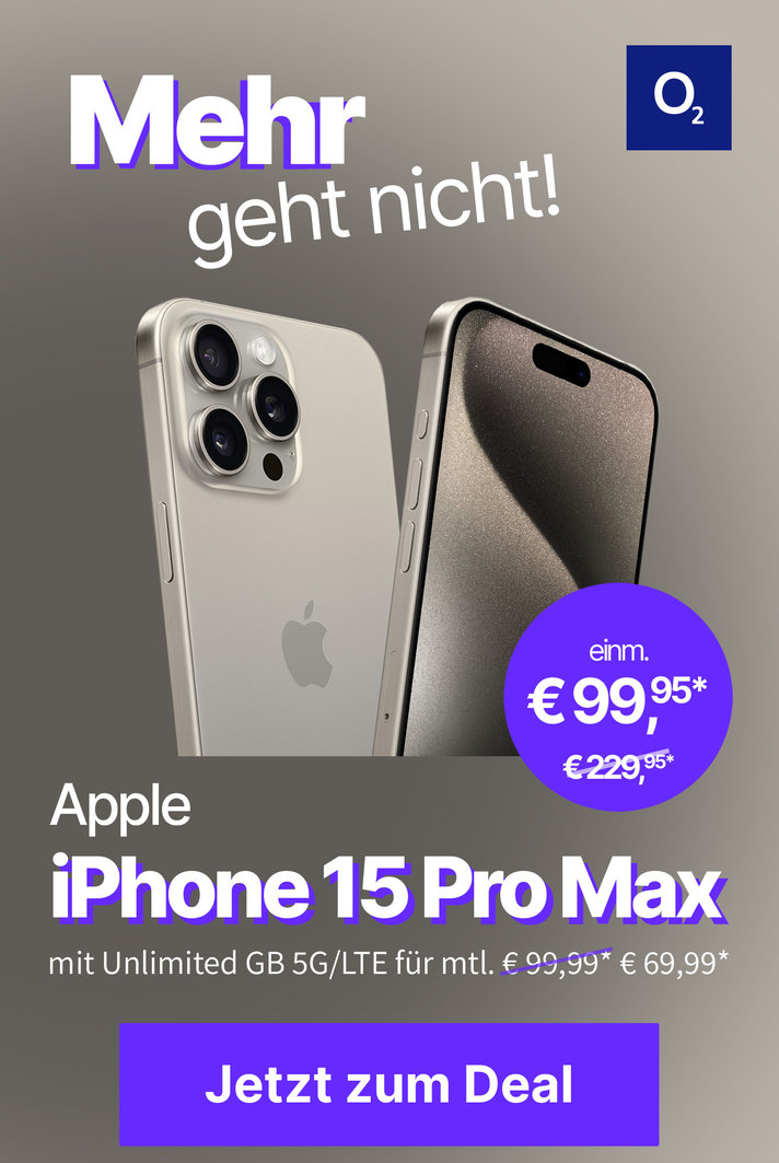 iPhone 15 Pro Max o2 Deal