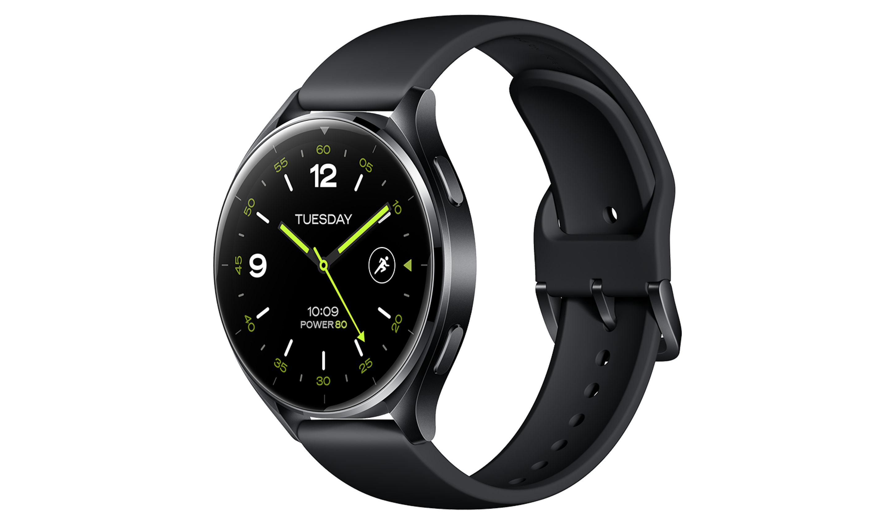 Xiaomi Watch 2 in schwarz und grau