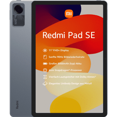 Xiaomi Redmi Pad SE - Front-/Rückansicht
