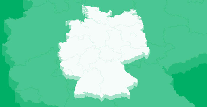 Netzabdeckung in Deutschland