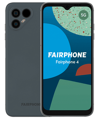 Fairphone 4 Front-/Rückansicht